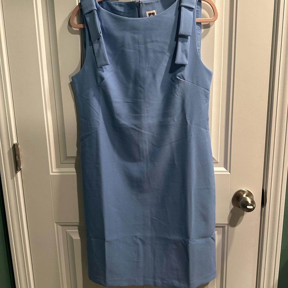 Anne Klein Light Blue Mini Dress